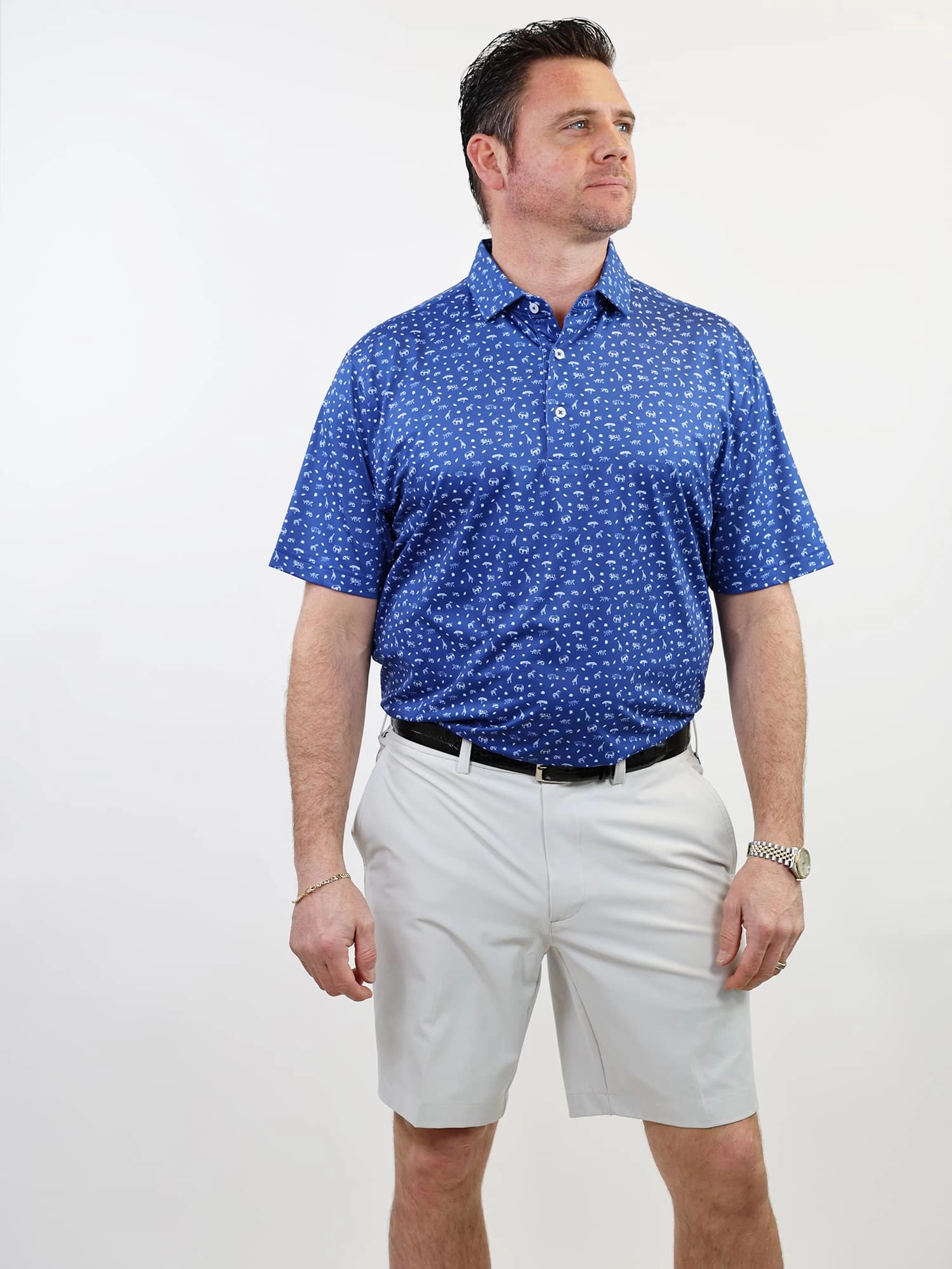 Donald Ross Mens Classic Fit ATHENS Polo - NAVY Donald Ross Men's Clothing