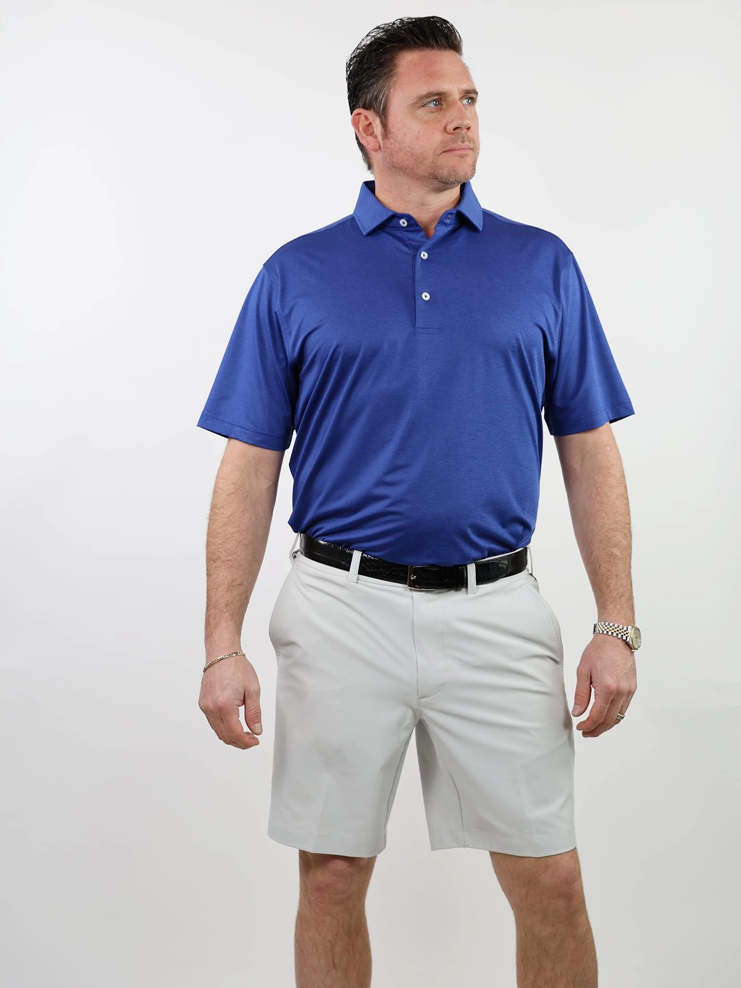 Donald Ross Mens Classic Fit BOSTON Polo - NAVY Donald Ross Men's Clothing