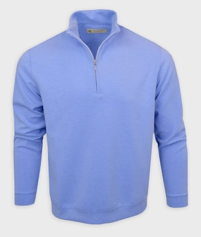 Donald Ross Mens Classic Fit Cannich Lightweight Pullover - BLUE JAY Donald Ross men's golf apparel