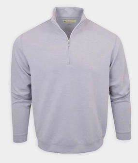 Donald Ross Mens Classic Fit Cannich Lightweight Pullover - PEWTER Donald Ross men's golf apparel