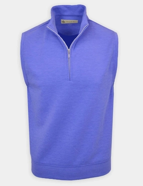 Donald Ross Mens Classic Fit Cannich Vest - LAPIS Donald Ross men's golf apparel