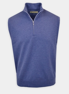 Donald Ross Mens Classic Fit Cannich Vest - NAVY Donald Ross men's golf apparel