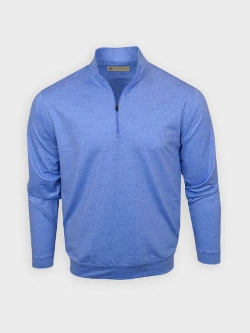 Donald Ross Mens Classic Fit Cromarty Pullover - BLUE JAY Donald Ross Men's Clothing