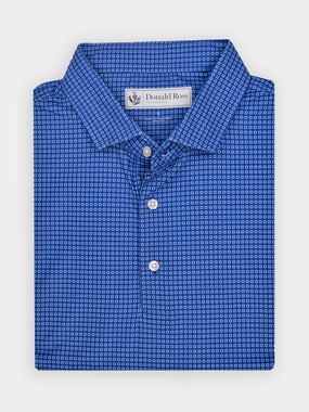 Donald Ross Mens Classic Fit DARTMOUTH Polo -NAVY Donald Ross men's golf apparel
