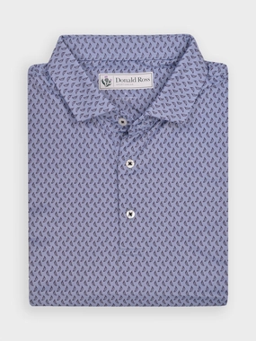 Donald Ross Mens Classic Fit SARASOTA Polo - SLATE Donald Ross men's golf apparel
