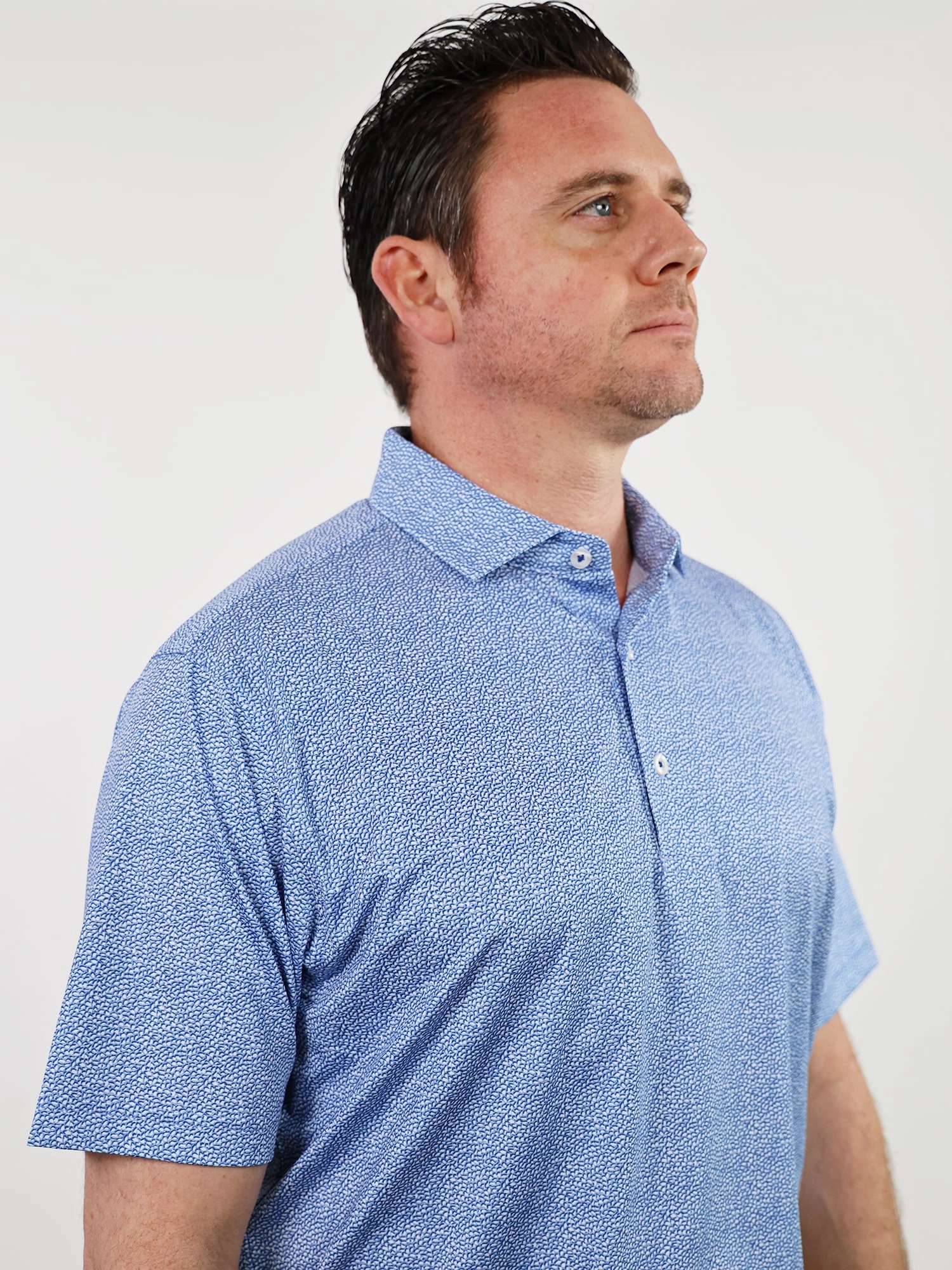 Donald Ross Mens Classic Fit WINCHESTER Polo - JUNIPER Donald Ross Men's Clothing