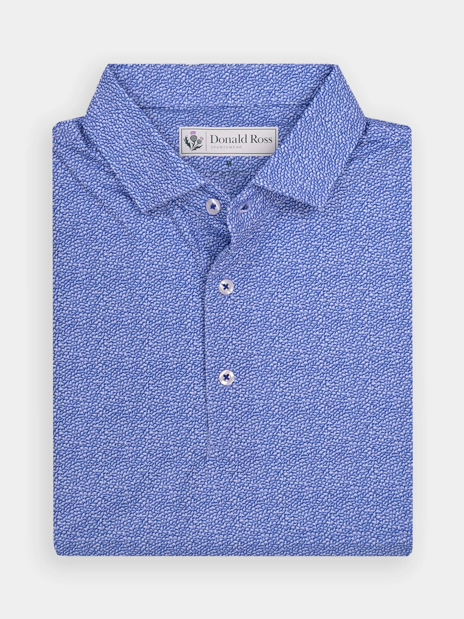 Donald Ross Mens Classic Fit WINCHESTER Polo - JUNIPER Donald Ross men's golf apparel