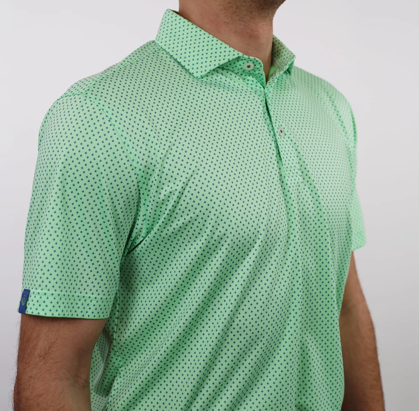 Donald Ross Mens Sport Fit BYRON Polo - ALOE Donald Ross Men's Clothing