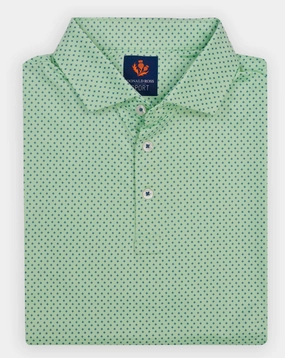 Donald Ross Mens Sport Fit BYRON Polo - ALOE Donald Ross men's golf apparel