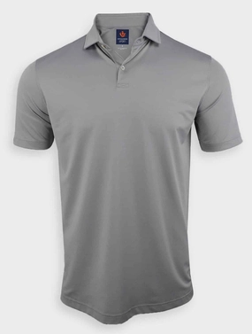 Donald Ross Mens Sport Fit Donny Pique Polo - SHADOW GREY Donald Ross men's golf apparel