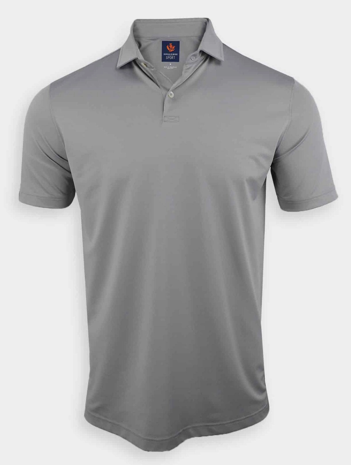 Donald Ross Mens Sport Fit Donny Pique Polo - SHADOW GREY Donald Ross men's golf apparel