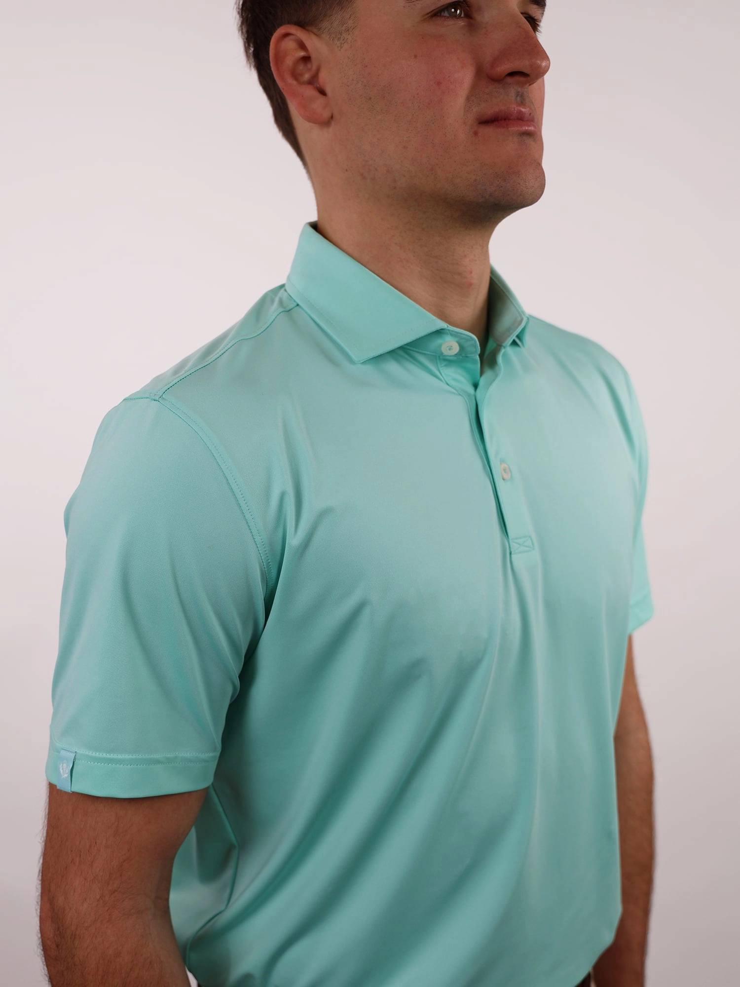 Donald Ross Mens Sport Fit DONNY Polo - Seaglass Donald Ross Men's Clothing