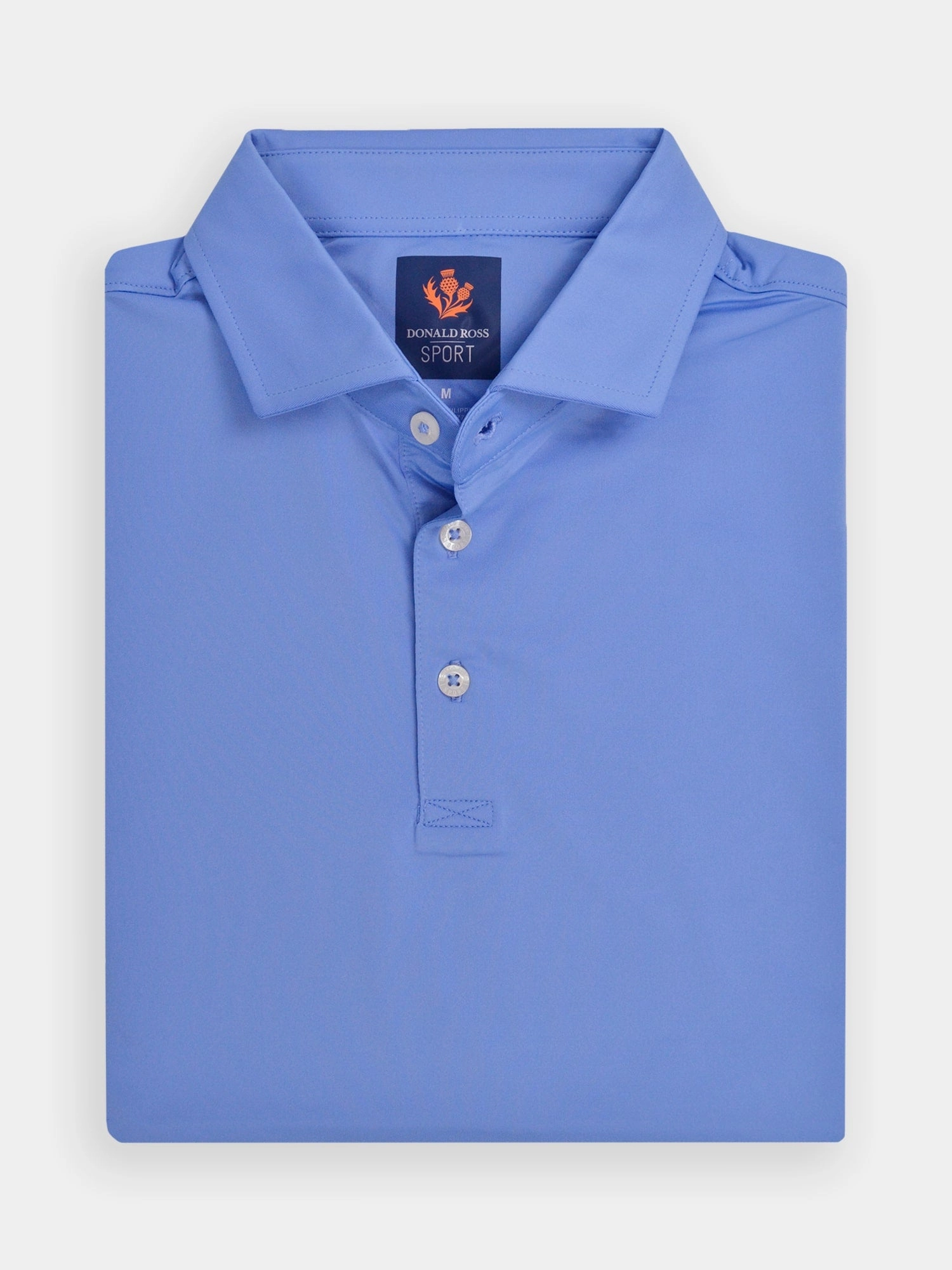 Donald Ross Mens Sport Fit DONNY Polo - Ultramarine Donald Ross men's golf apparel