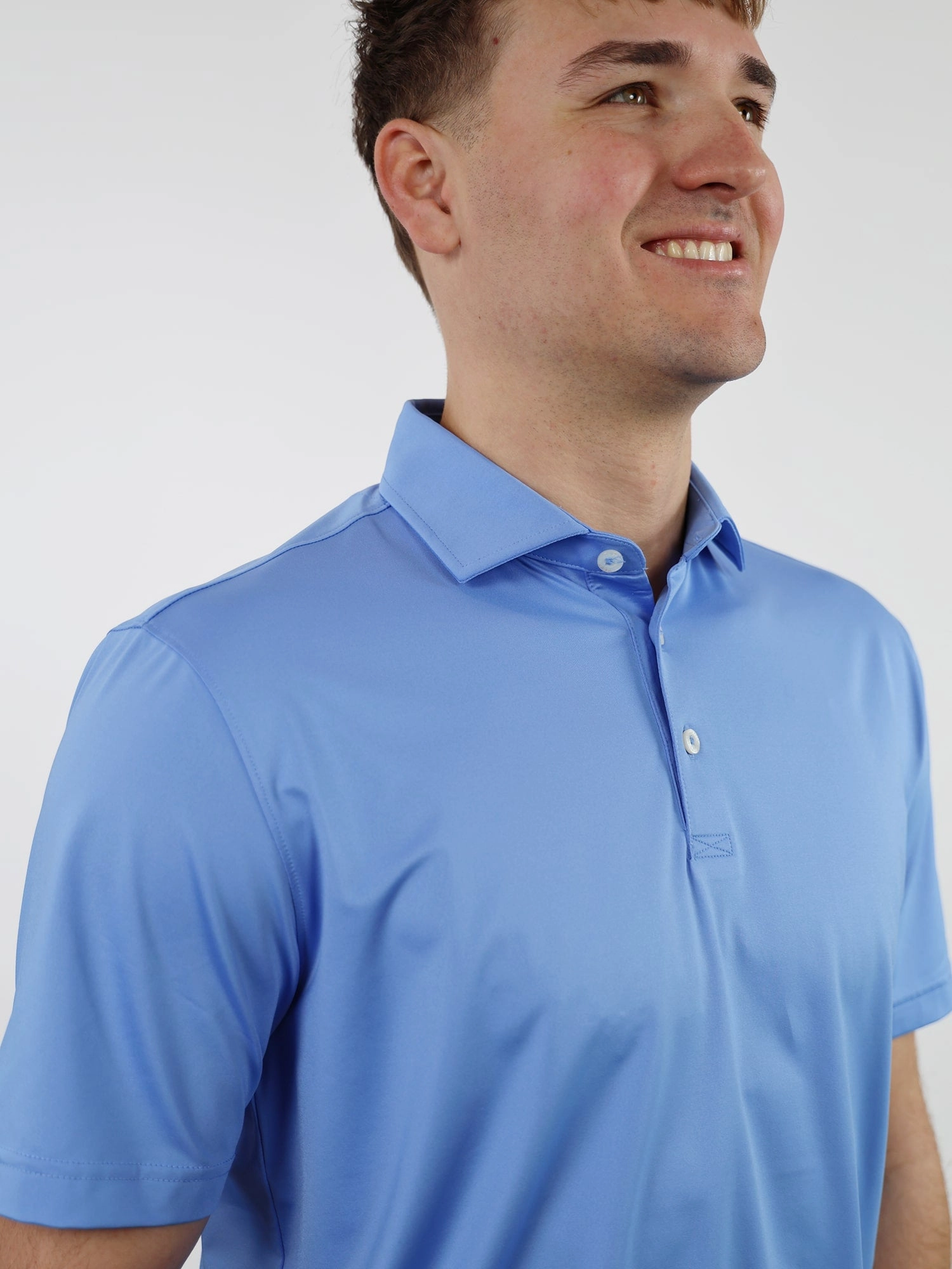 Donald Ross Mens Sport Fit DONNY Polo - Ultramarine Donald Ross Men's Clothing