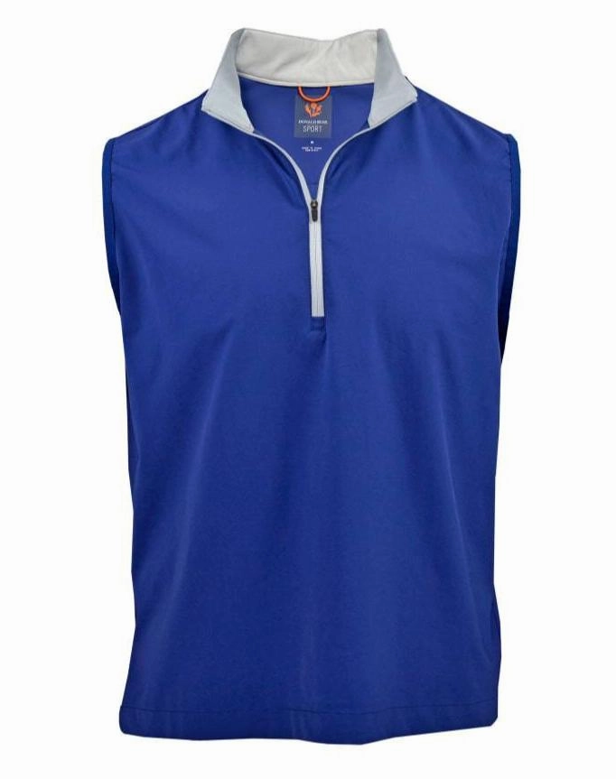Donald Ross Mens Sport Fit Harrison Vest - NAVY Donald Ross men's golf apparel