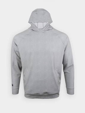 Donald Ross Mens Sport Fit Tyler Gator Print Hoodie - QUARRY Donald Ross men's golf apparel