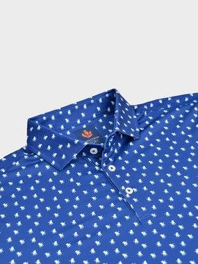 Donald Ross Sport Fit Mens Short Sleeve Lennox Polo - NAVY/WHITE Donald Ross men's golf apparel