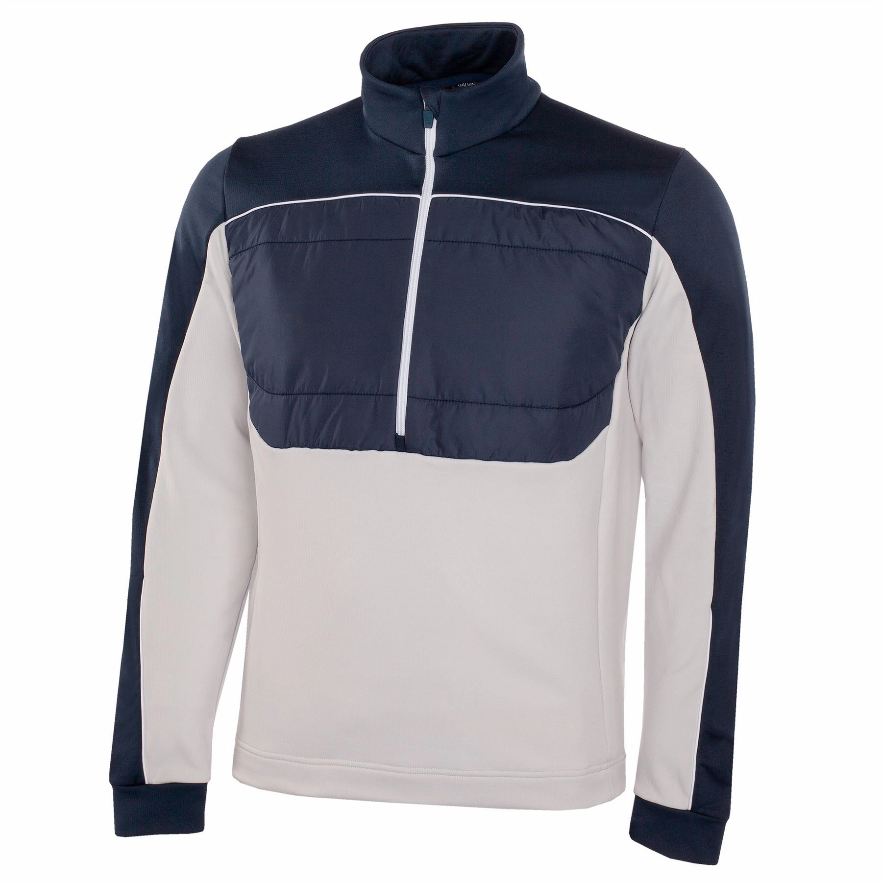 Douglas INSULA Half Zip Hybrid Jacket Cool Grey/Navy Galvin Green Men's Apparel