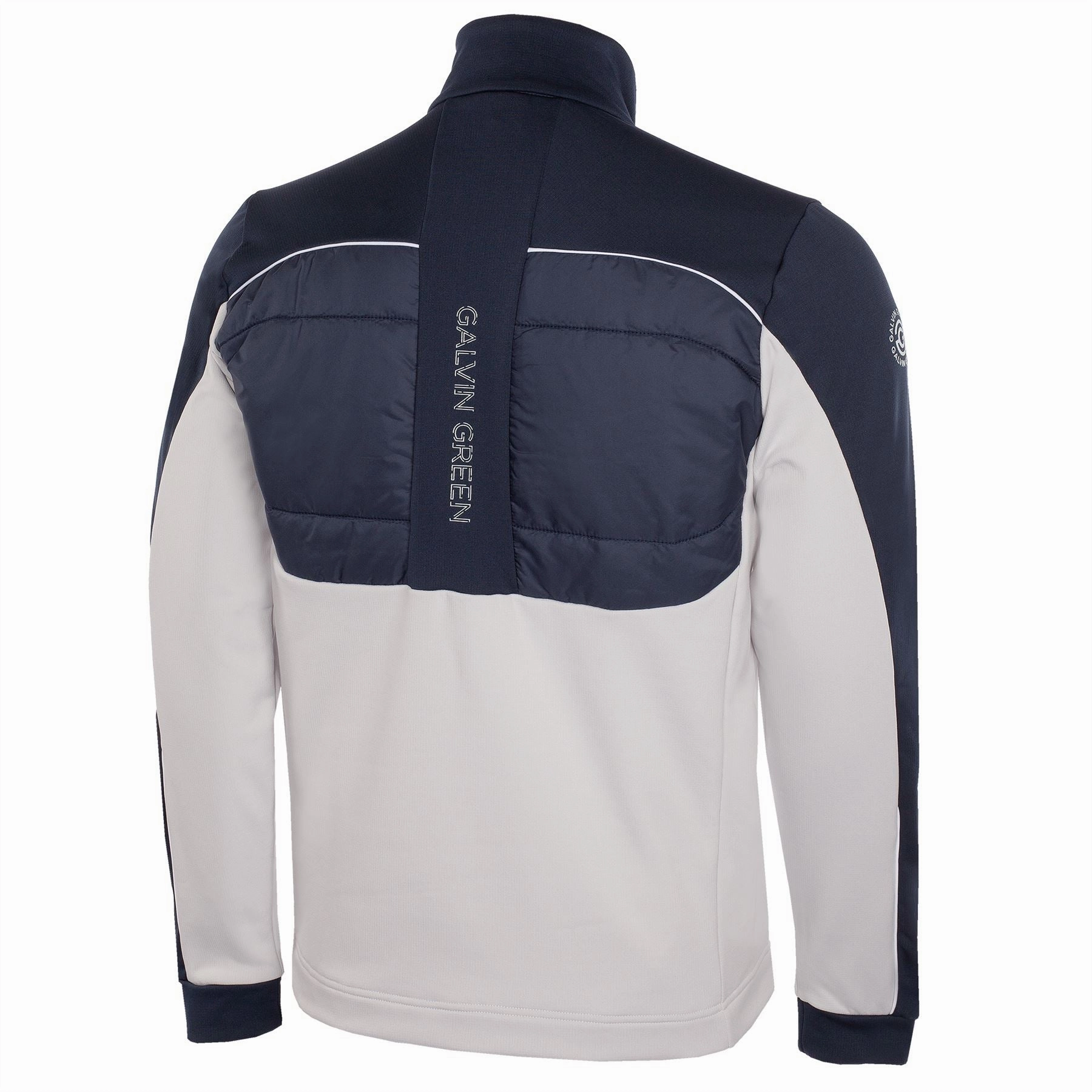Douglas INSULA Half Zip Hybrid Jacket Cool Grey/Navy Galvin Green Men's Apparel