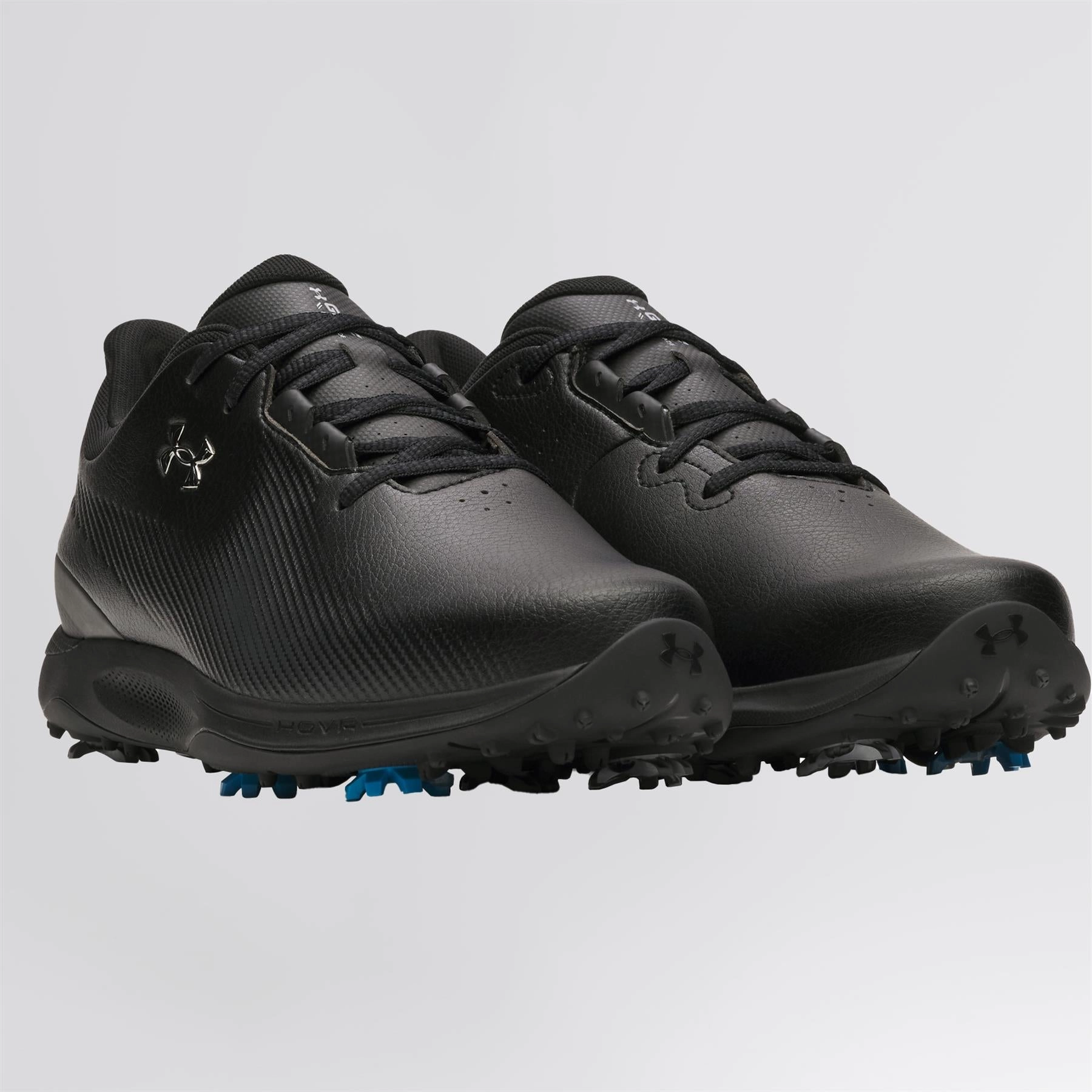 Drive Fade Black/Metallic Silver Under Armour Men's Golf Shoes