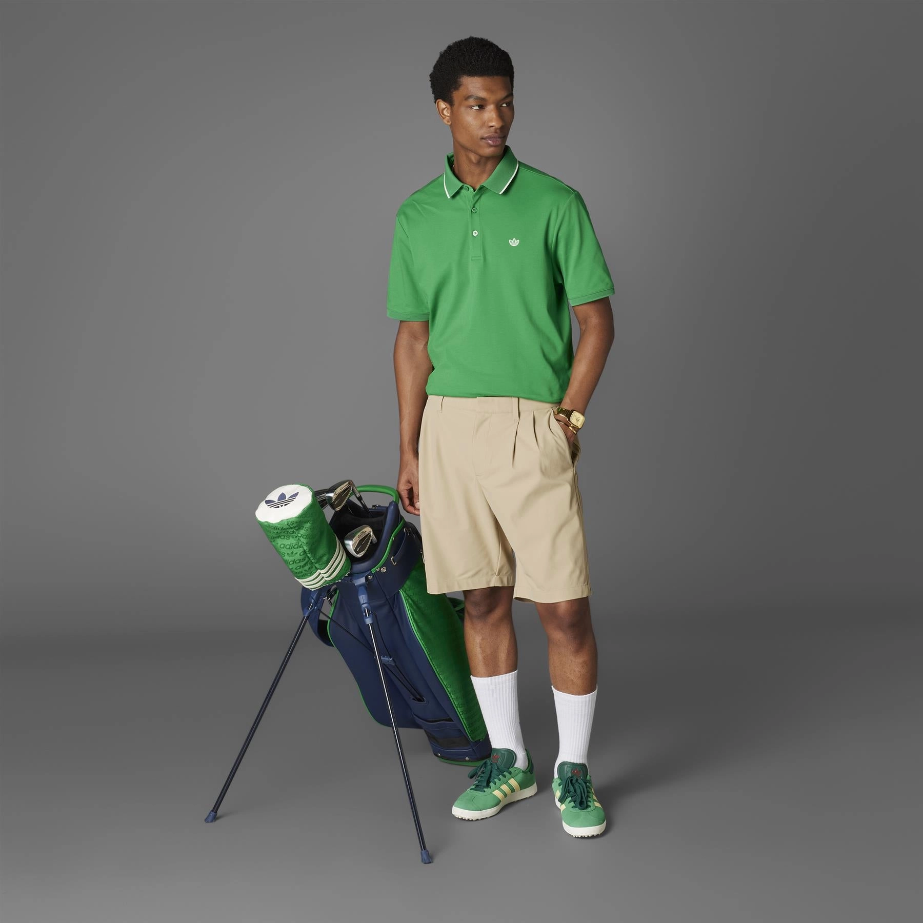 Driver Headcover Night Green/White Adidas Men's Apparel