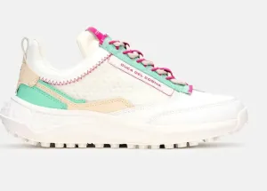 Duca Del Cosma Latina in White/Mint Green women's classic golf shoes