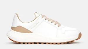 Duca Del Cosma Licata in White/Latte women's classic golf shoes