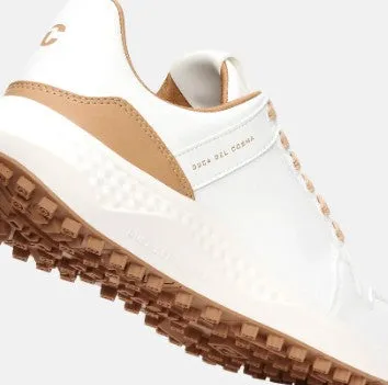 Duca Del Cosma Licata in White/Latte women's classic golf shoes