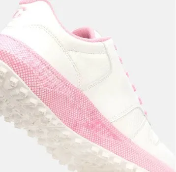 Duca Del Cosma Saturnia in White/Pink women's classic golf shoes