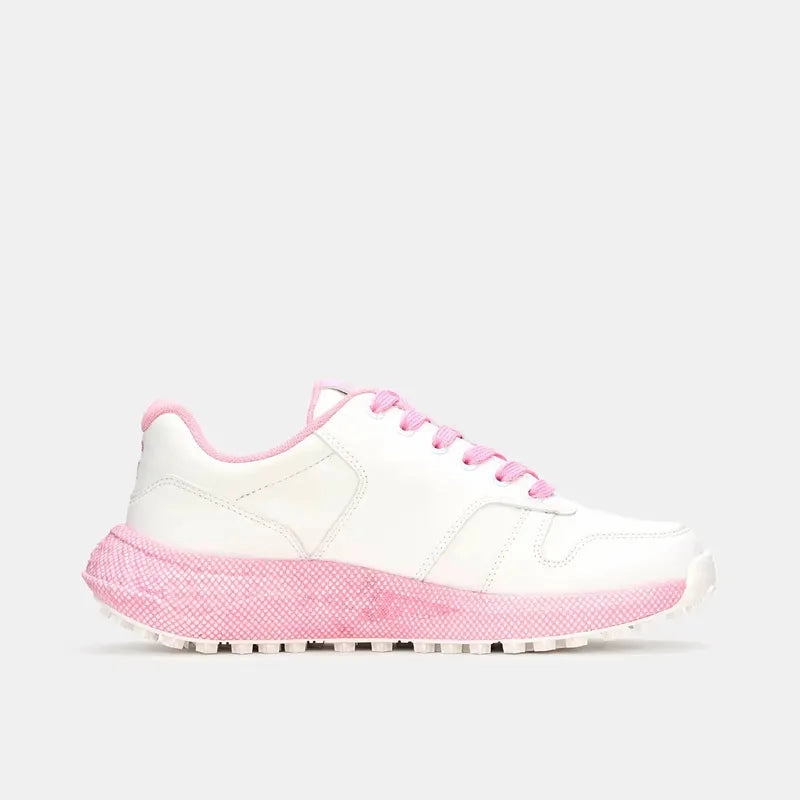 Duca Del Cosma Saturnia Golf Shoe - White/Prism Pink women's performance golf shoes