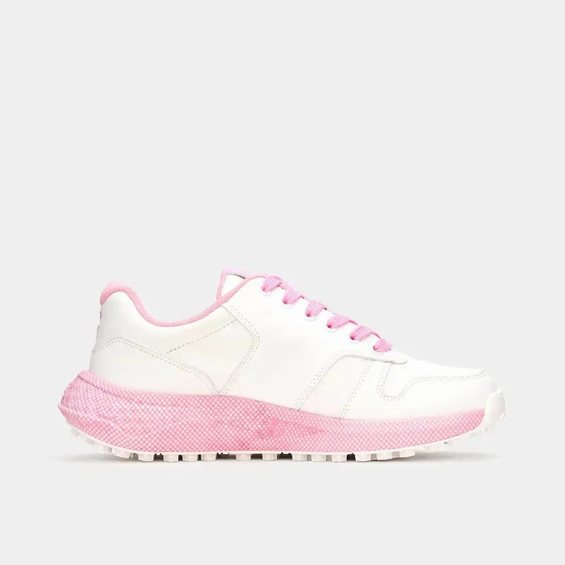 Duca Del Cosma Saturnia Golf Shoe - White/Prism Pink women's performance golf shoes