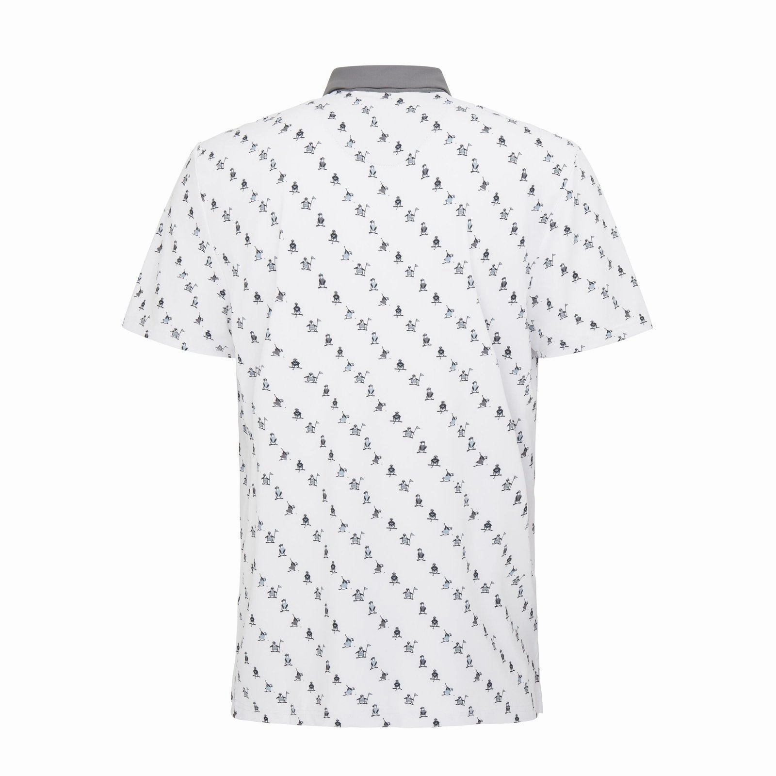 Original Penguin Swinging Pete Print Polo Shirt OGKSD024 men's stylish shorts, youth performance wear, men's button-down shirt