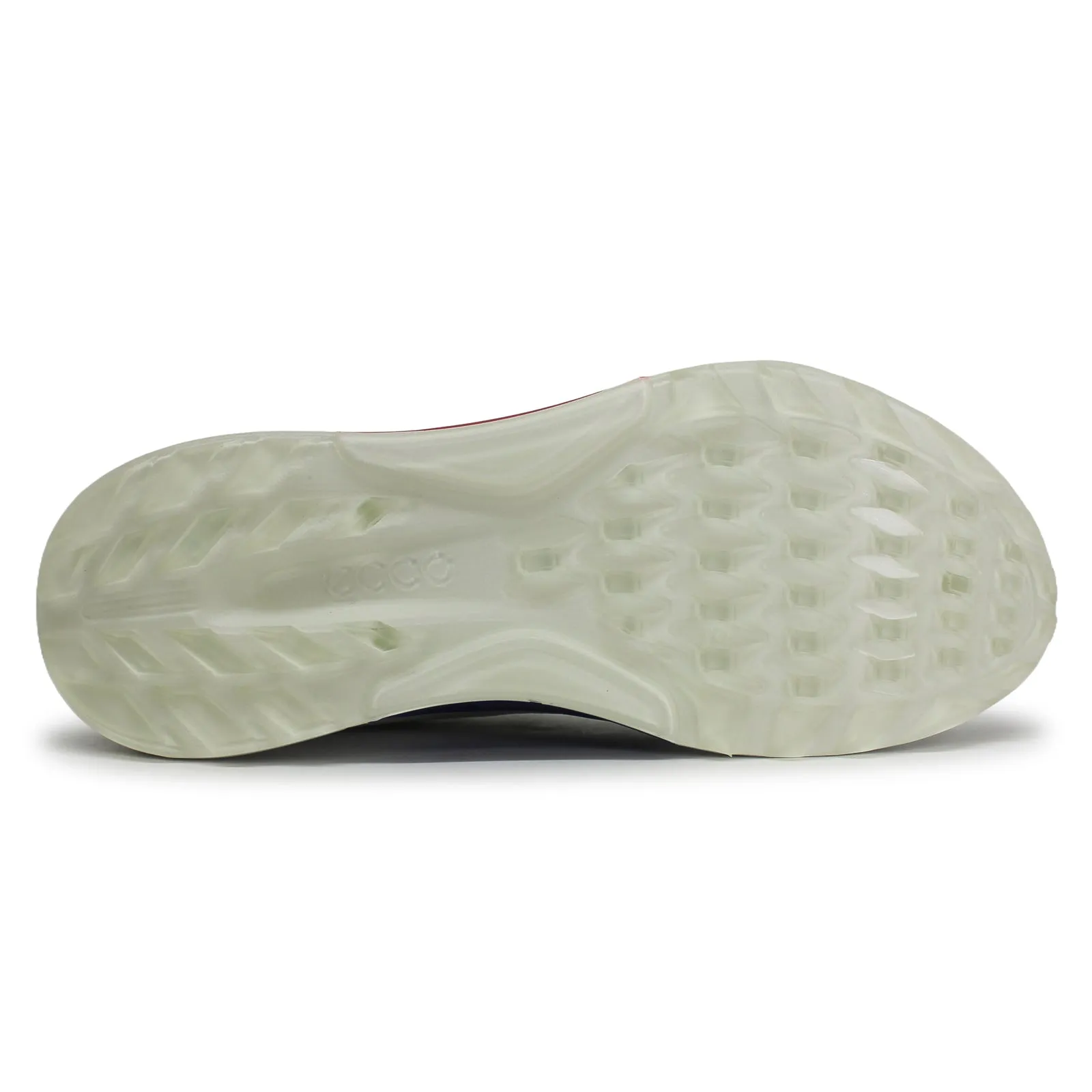 Ecco Golf Biom C4 Leather Textile Men's Low Top White Mazarine Blue Trainers men's ecco golf shoes