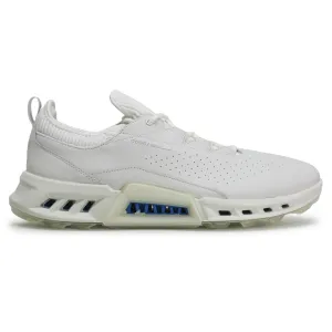 Ecco Golf Biom C4 Leather Textile Men's Low Top White Trainers Mens Ecco golf shoes supportive swing stability