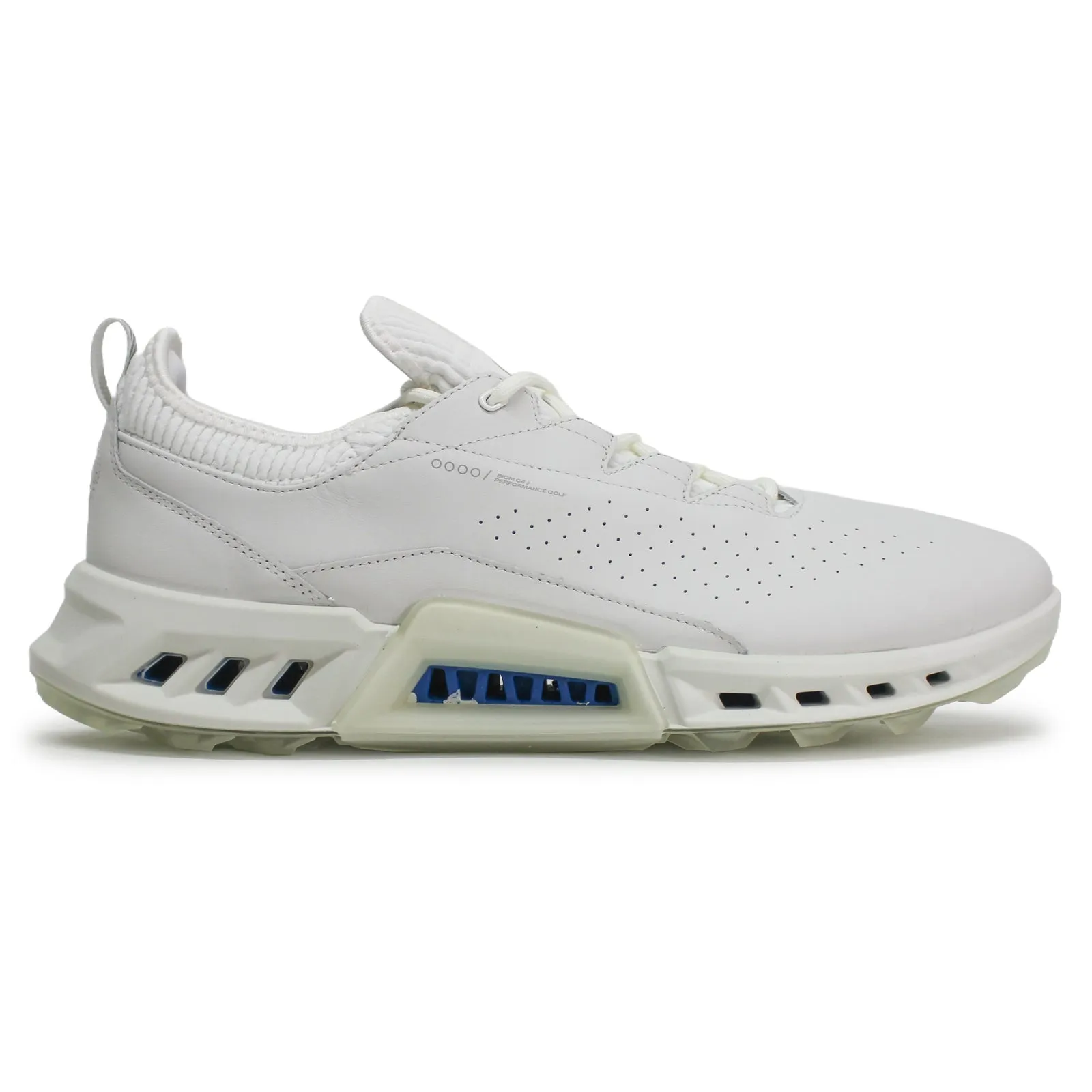 Ecco Golf Biom C4 Leather Textile Men's Low Top White Trainers men's ecco golf shoes