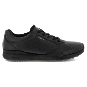 Ecco Golf Biom Hybrid Full Grain Leather Men's Black Comfort Trainers Mens Ecco golf shoes supportive swing stability
