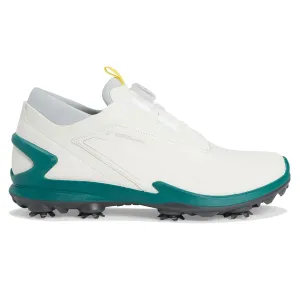 Ecco Golf Biom Tour Leather Men's Fashion White Trainers Mens Ecco golf shoes supportive swing stability