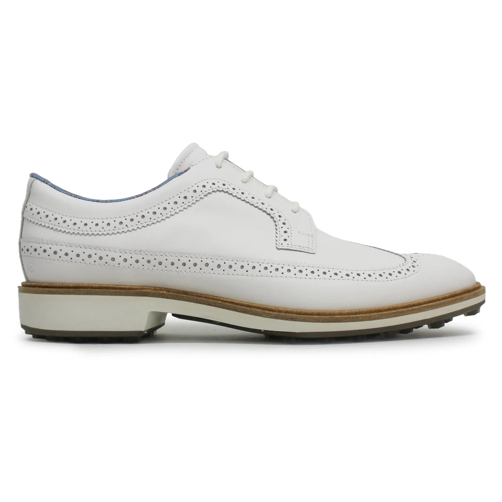 Ecco Golf Classic Hybrid 110224 Leather Men's Comfort White Shoes men's ecco golf shoes