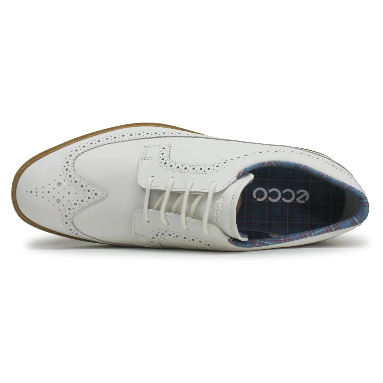 Ecco Golf Classic Hybrid 110224 Leather Men's Comfort White Shoes men's ecco golf shoes