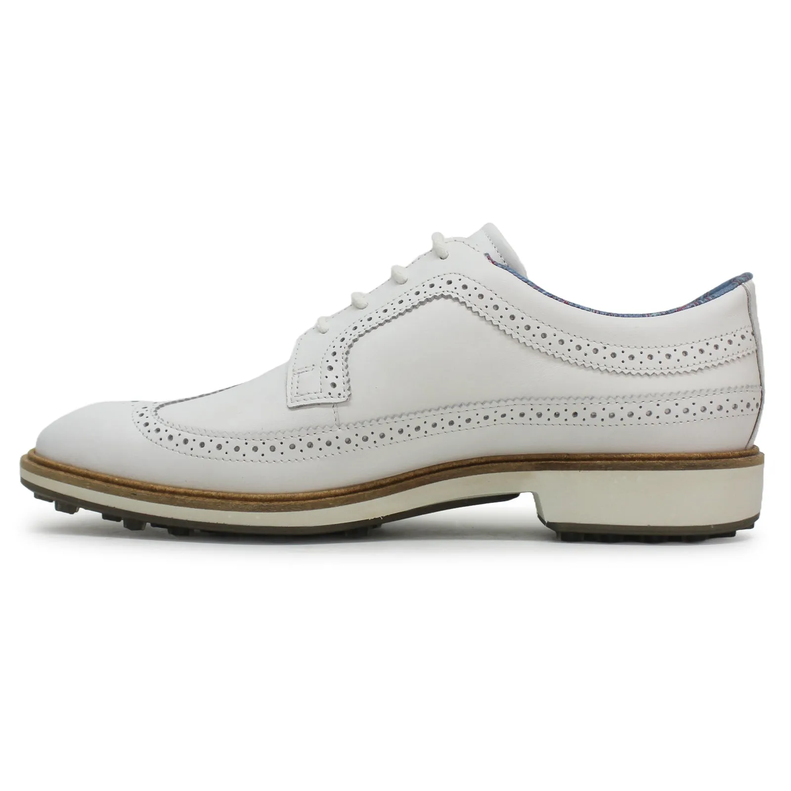 Ecco Golf Classic Hybrid 110224 Leather Men's Comfort White Shoes men's ecco golf shoes