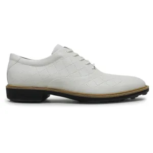 Ecco Golf Classic Hybrid Leather Men's Comfort White Shoes Mens Ecco golf shoes supportive swing stability