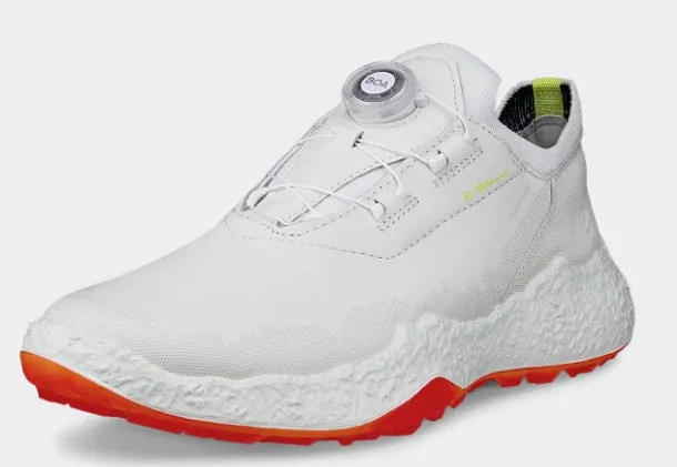 ECCO Women's GOLF BIOM H5 BOA in White women's Boa golf shoes