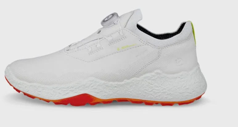 ECCO Women's GOLF BIOM H5 BOA in White women's boa golf shoes