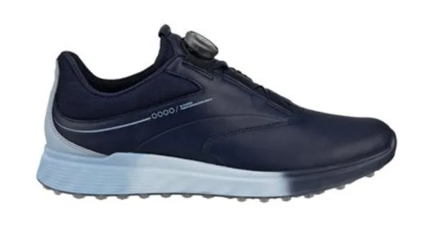 ECCO Women's GOLF S-THREE BOA SHOE in Dusty Blue Air women's Boa golf shoes