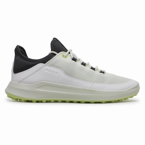 Ecco Golf Core Textile Synthetic Men's Fashion White Trainers Mens Ecco golf shoes supportive swing stability