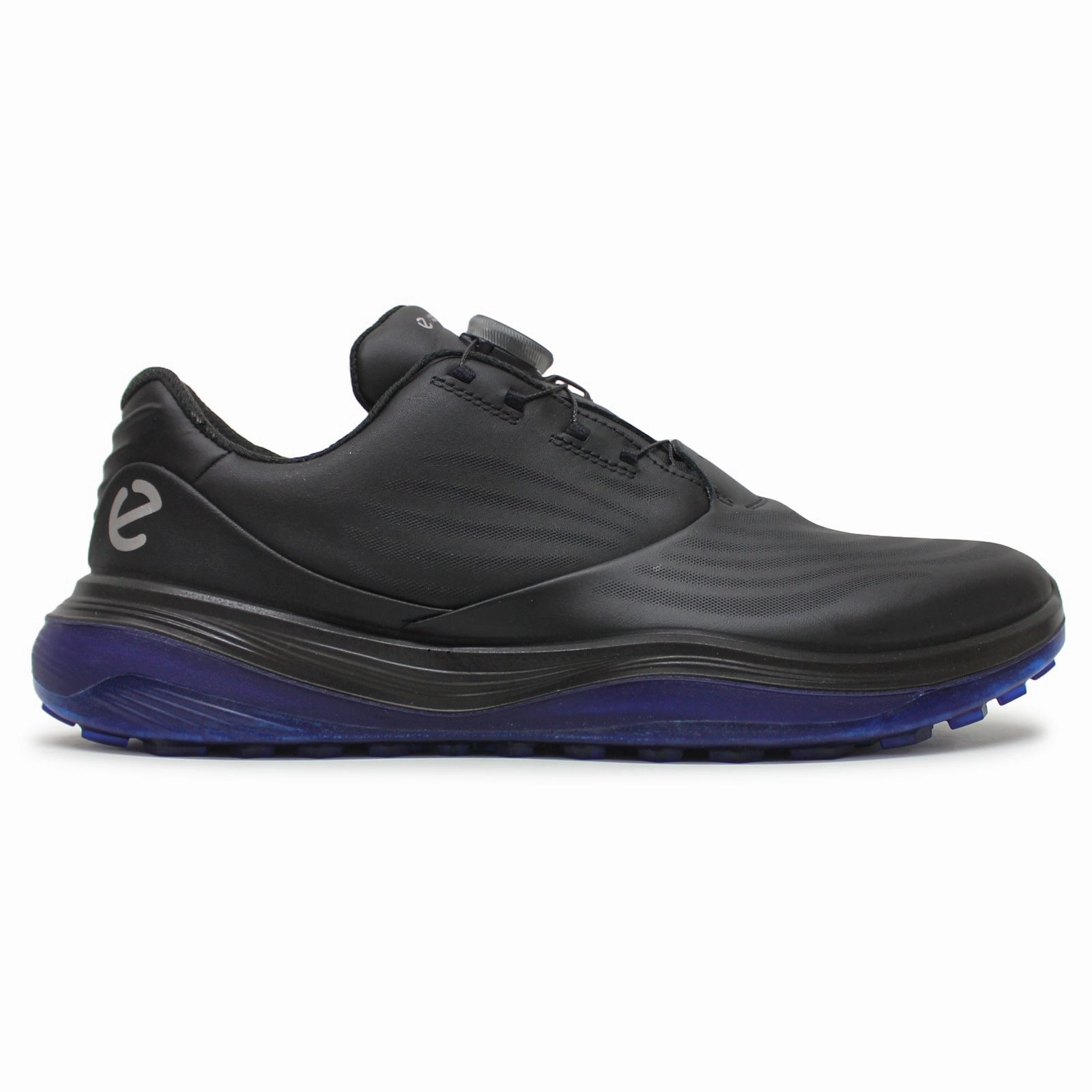 Ecco Golf LT1 132274 Leather Men's Fashion Black Trainers men's ecco golf shoes