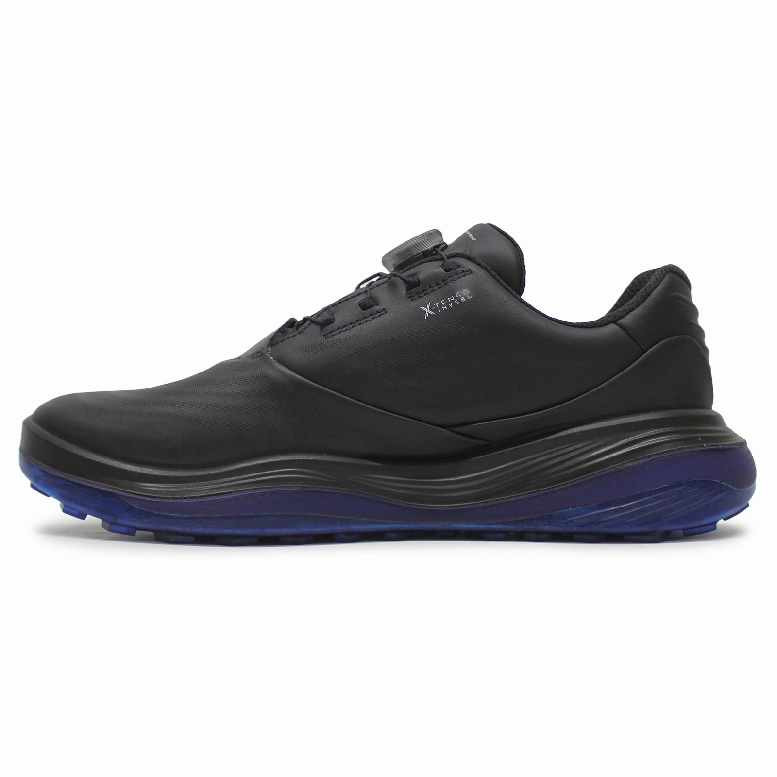 Ecco Golf LT1 132274 Leather Men's Fashion Black Trainers men's ecco golf shoes