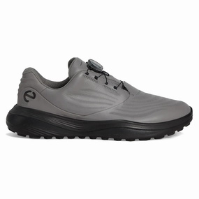 Ecco Golf LT1 132274 Leather Men's Fashion Steel Trainers Mens Ecco golf shoes supportive swing stability