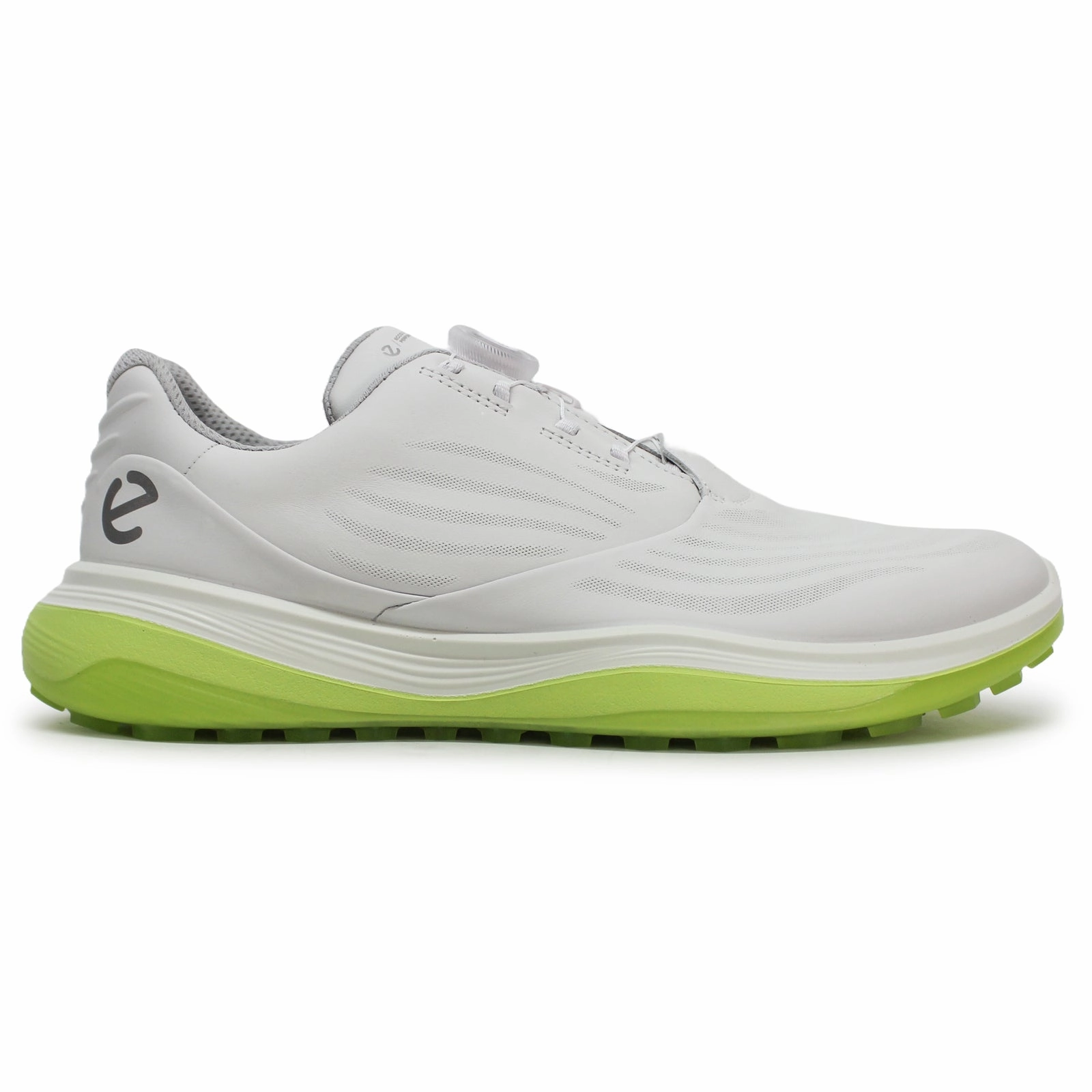 Ecco Golf LT1 132274 Leather Men's Fashion White Trainers men's ecco golf shoes