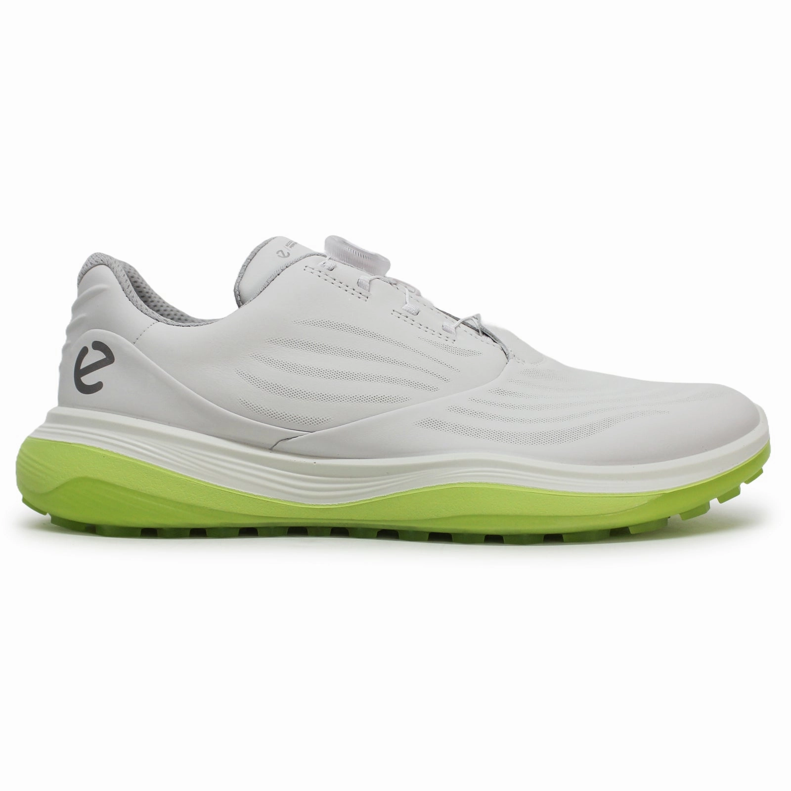 Ecco Golf LT1 132274 Leather Men's Fashion White Trainers Mens Ecco golf shoes supportive swing stability